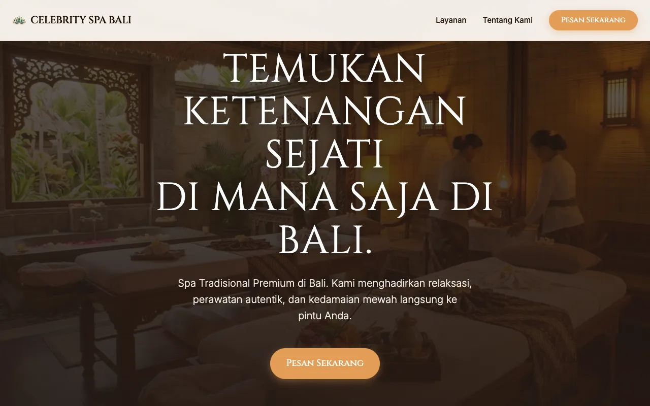 Celebrity Spa Bali